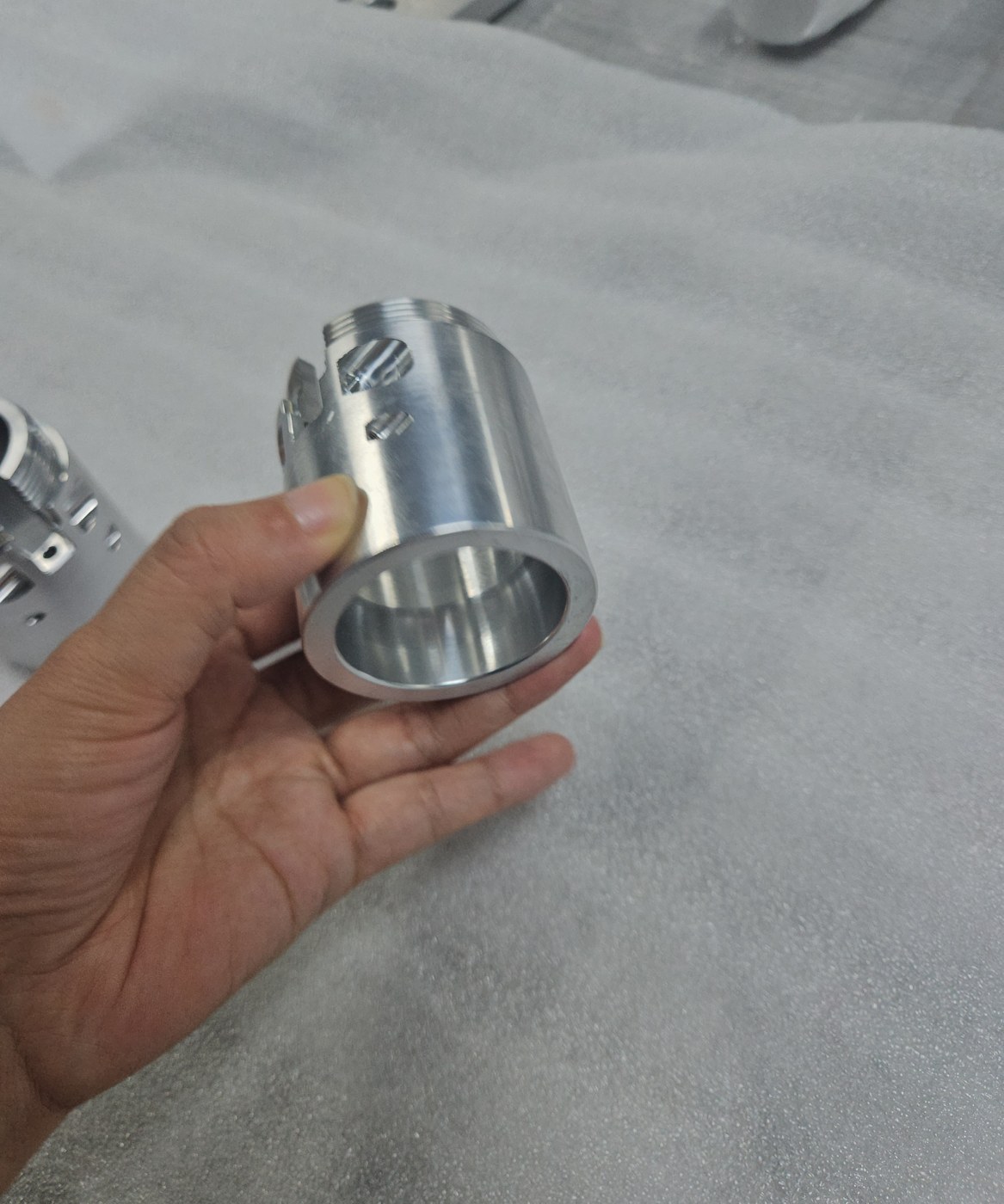 316L不锈钢台阶衬套小批量加工
