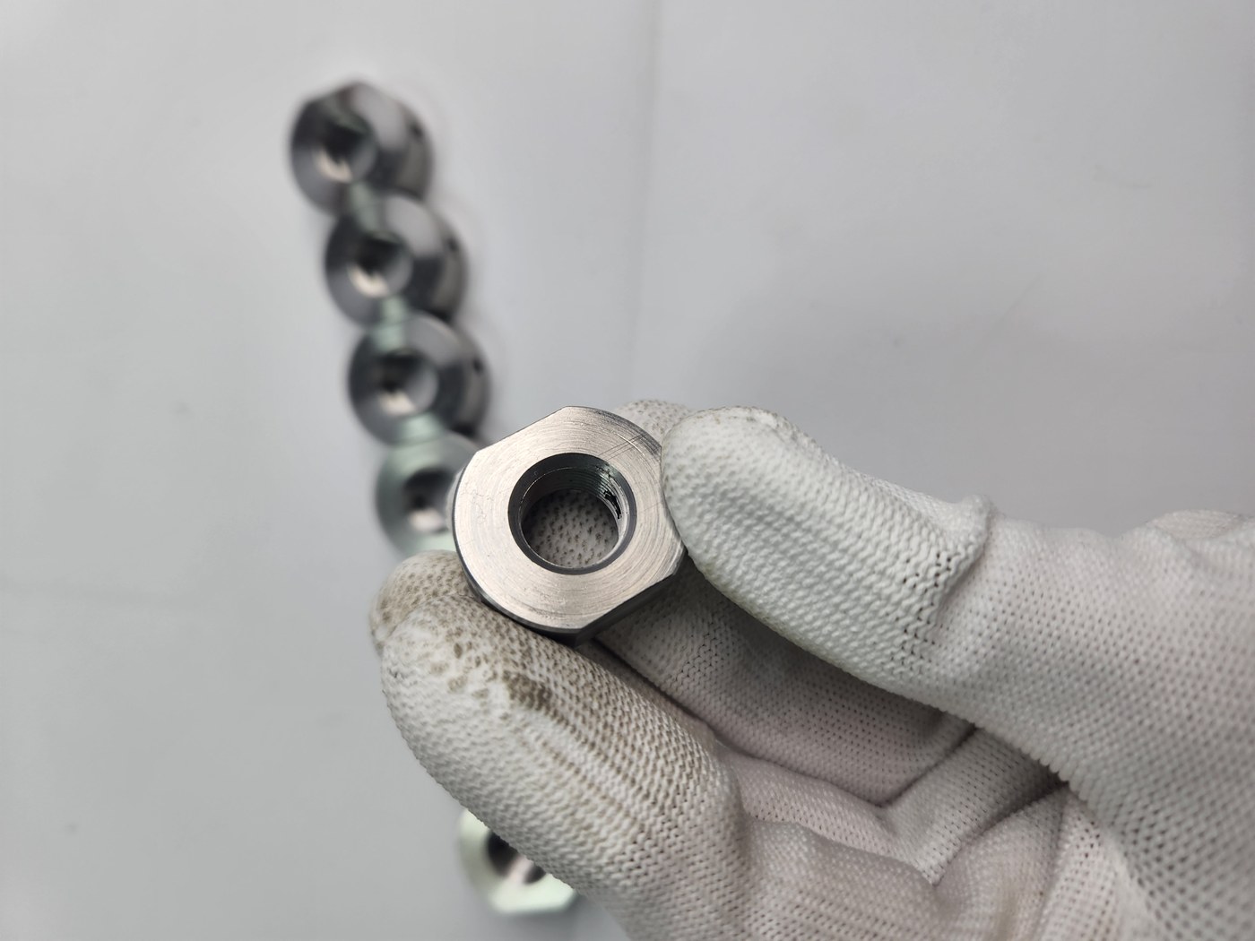 304不锈钢内孔台阶衬套小批量加工
