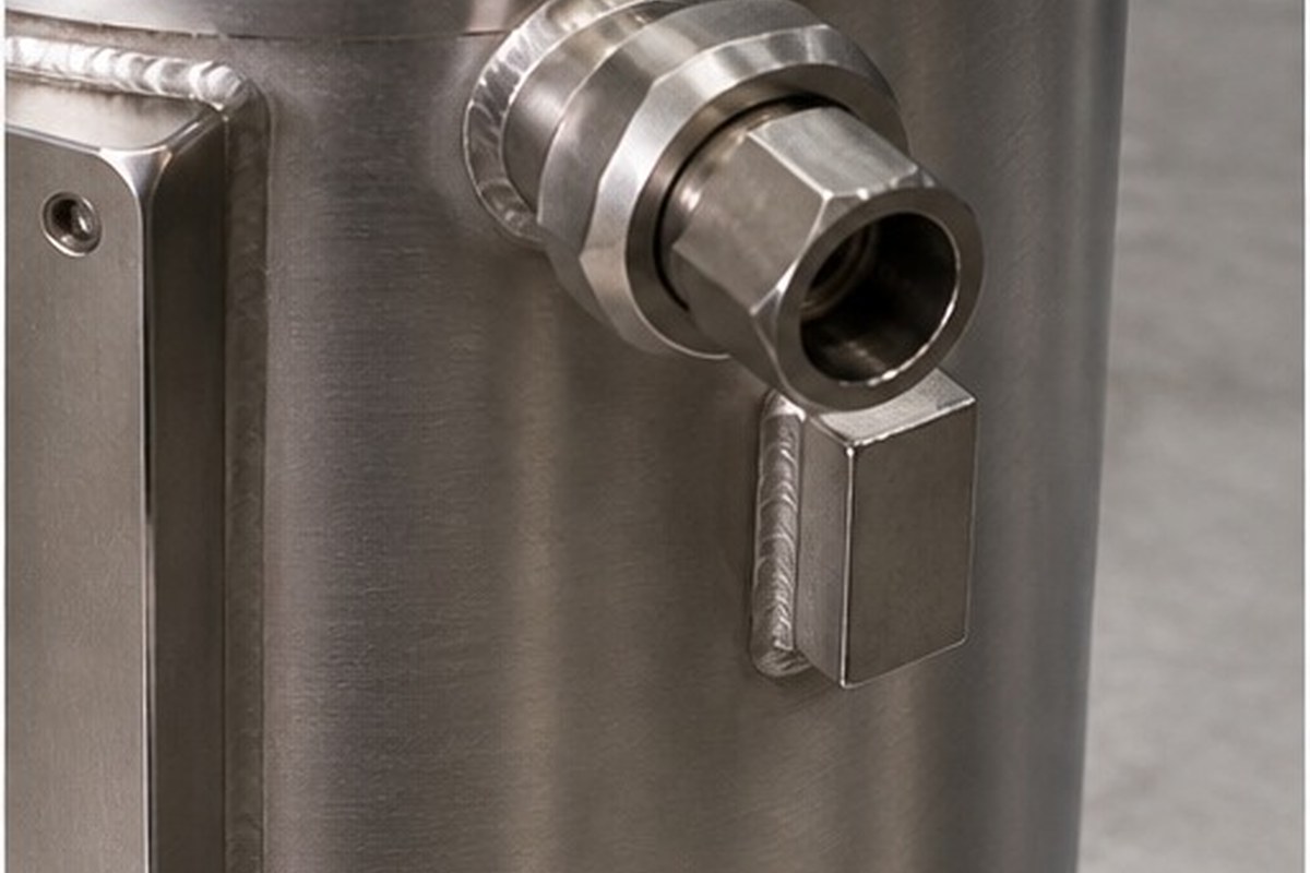 SUS304/SUS316不锈钢VAC tank焊接组件小批量加工 检测视图