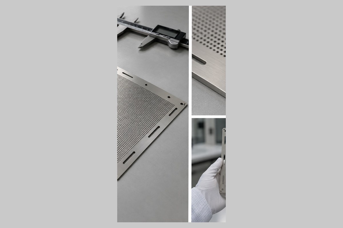 不锈钢金属掩膜板精密加工 检测视图